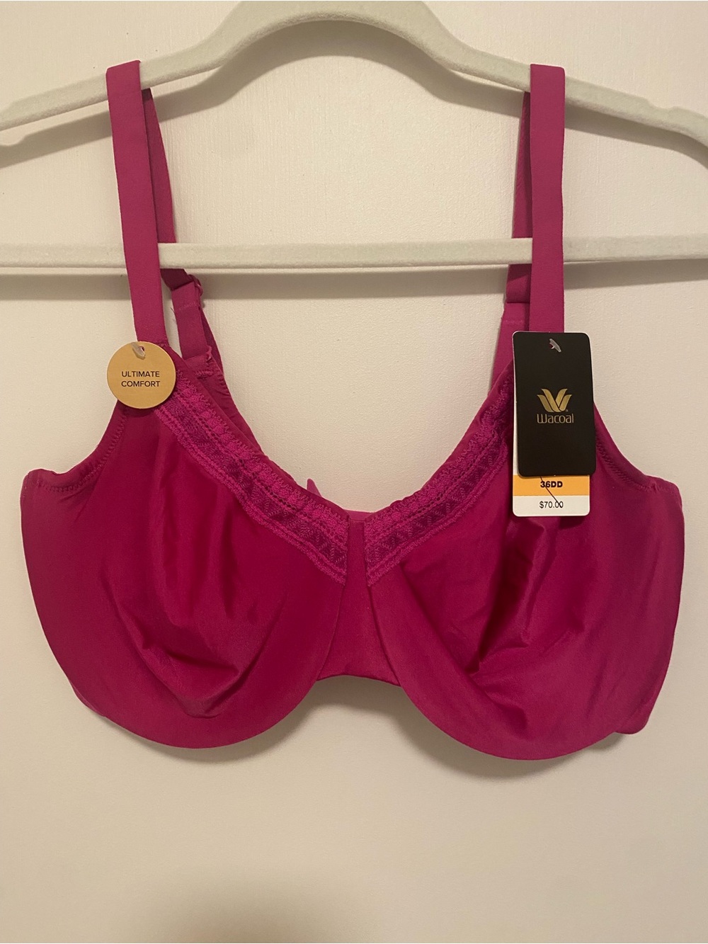 Wacoal Bra Hot Pink NWT 36DD